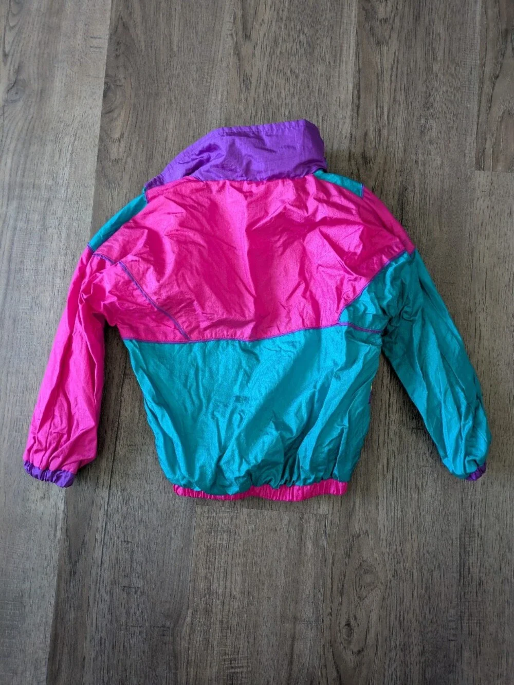 J.p.i. Company Vintage Colorblock Windbreaker Jacket - Sz 24m